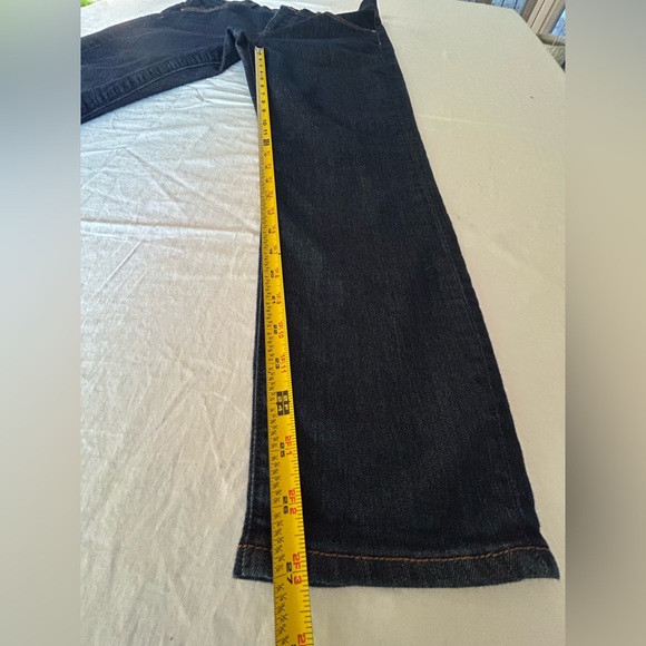 LOFT Modern Skinny Jeans Size 12 Dark Wash Mid Rise - Picture 2 of 6